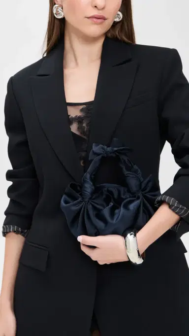 NLA Collection Navy Knot Bag | Thumbnail 3 NLA Collection Navy Knot Bag | Thumbnail 3