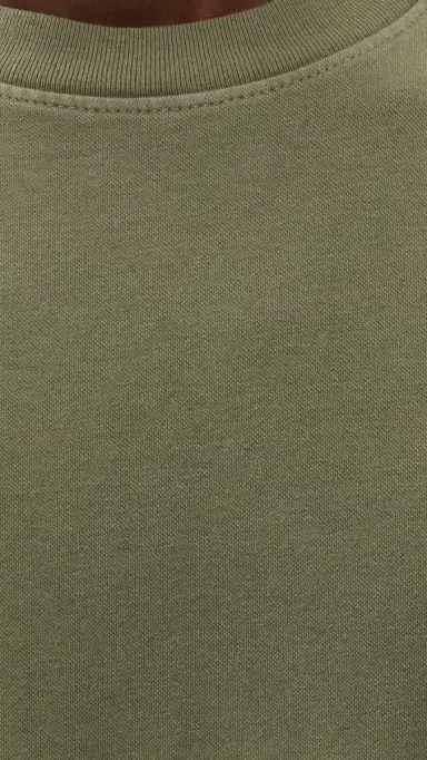 The Elder Statesman Cotton Cashmere Playa Boxy Tee oss | Thumbnail 6