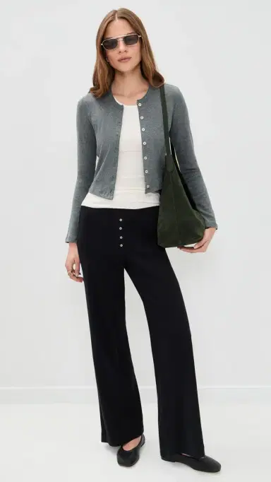 LESET Nando Cardigan Granite M | Thumbnail 5 LESET Nando Cardigan Granite M | Thumbnail 5