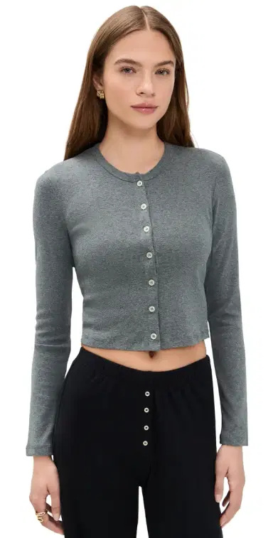 LESET Nando Cardigan Granite M | Thumbnail 1 LESET Nando Cardigan Granite M | Thumbnail 1