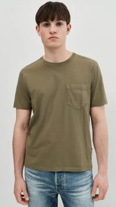 Billy Reid Washed Tee Moss L | Thumbnail 2 Billy Reid Washed Tee Moss L | Thumbnail 2