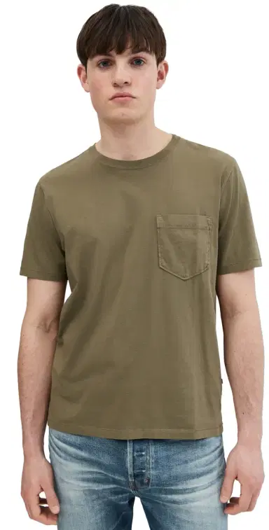 Billy Reid Washed Tee Moss L | Thumbnail 1 Billy Reid Washed Tee Moss L | Thumbnail 1