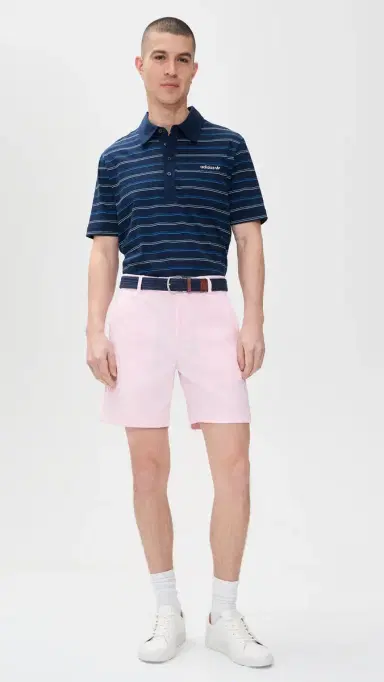 Adidas Golf Original Twist Weave Shorts 7 Clear Pink 34 | Thumbnail 5