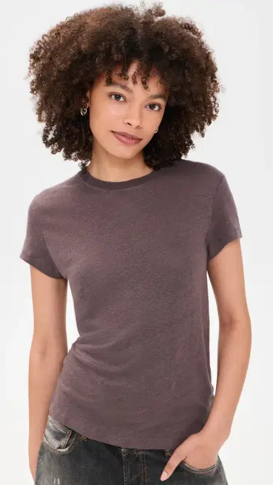 IRO Round Neck Linen T-Shirt | Thumbnail 2