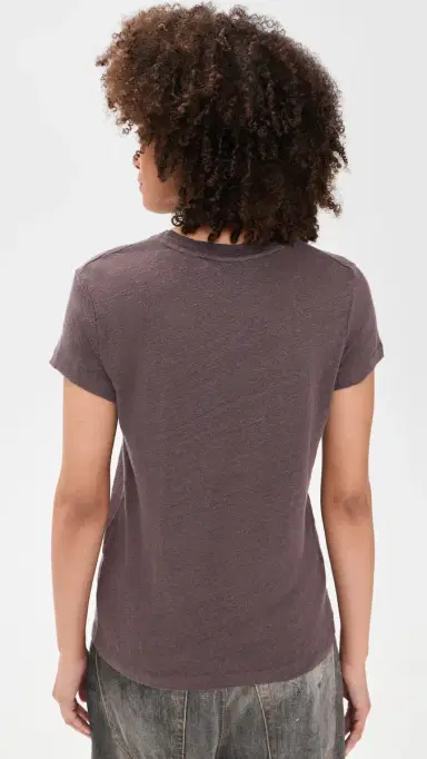IRO Round Neck Linen T-Shirt | Thumbnail 3