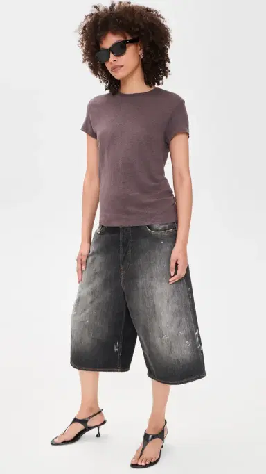 IRO Round Neck Linen T-Shirt | Thumbnail 5