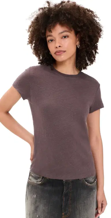 IRO Round Neck Linen T-Shirt | Thumbnail 1