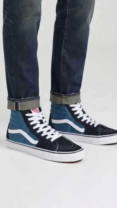 Vans U Sk8-Hi Unisex Sneakers Navy M 16 | Thumbnail 4