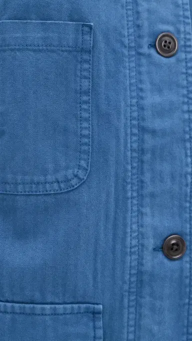 Alex Mill Massie Jacket Washed Cobalt S | Thumbnail 6