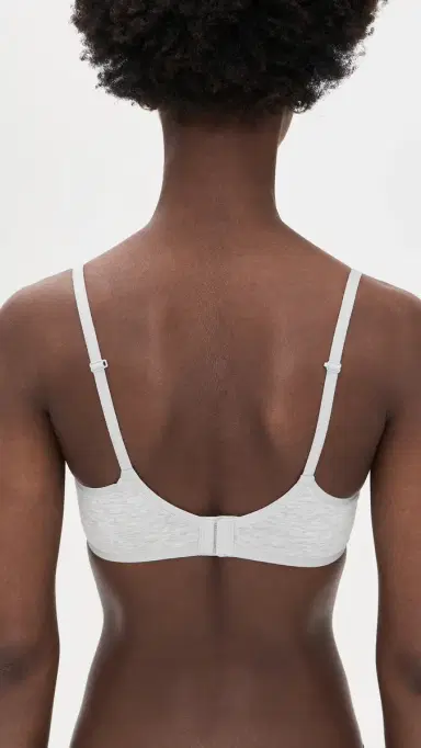 Natori Cotton Convertible T-Shirt Bra Lt Grey Heather 38D | Thumbnail 3