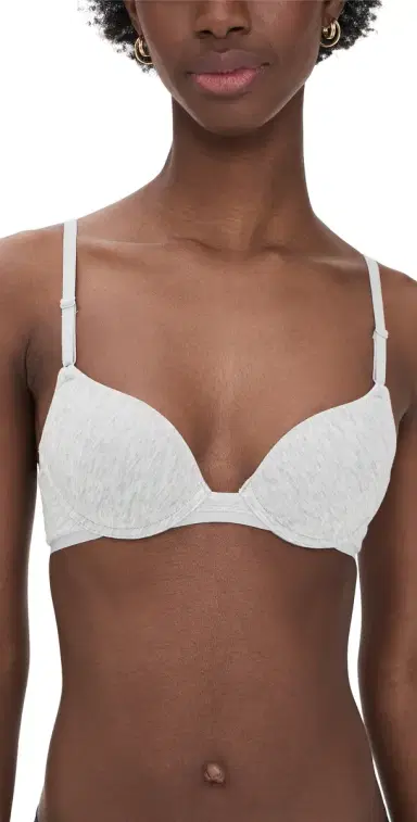Natori Cotton Convertible T-Shirt Bra Lt Grey Heather 38D | Thumbnail 1