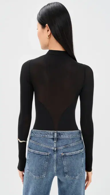 Wolford Bustier Bodysuit Black | Thumbnail 3