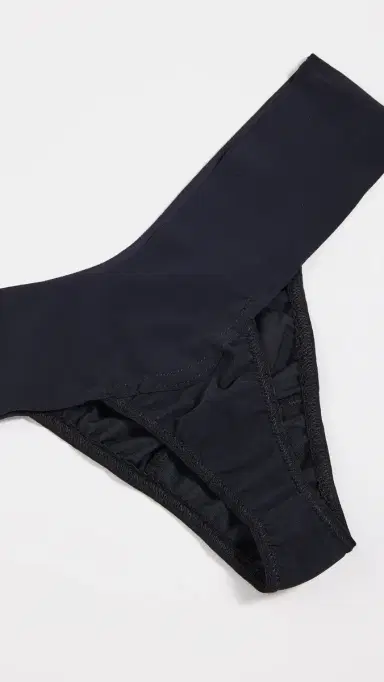 Hanky Panky Breathe Natural Thong 5 Pack Black M | Thumbnail 5