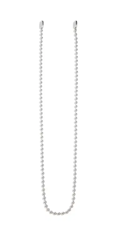 ossa Ballchain Crossbody Phone Strap Rhodium One Size | Thumbnail 1 ossa Ballchain Crossbody Phone Strap Rhodium One Size | Thumbnail 1