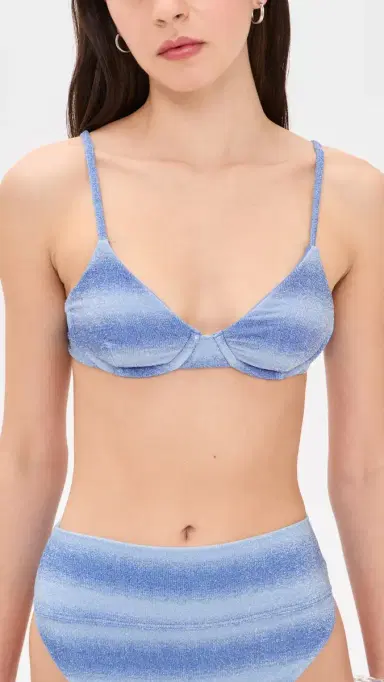 BEACH RIOT Camilla Bikini Top apphire ea | Thumbnail 2 BEACH RIOT Camilla Bikini Top apphire ea | Thumbnail 2