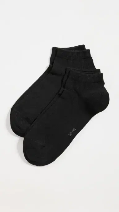 Falke 2 Pack Happy Sneaker Socks Black | Thumbnail 2 Falke 2 Pack Happy Sneaker Socks Black | Thumbnail 2
