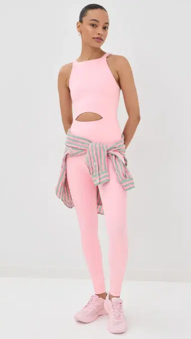 Year of Ours Recycled Cut Out Jumpsuit trawberry Cream | Thumbnail 5 Year of Ours Recycled Cut Out Jumpsuit trawberry Cream | Thumbnail 5