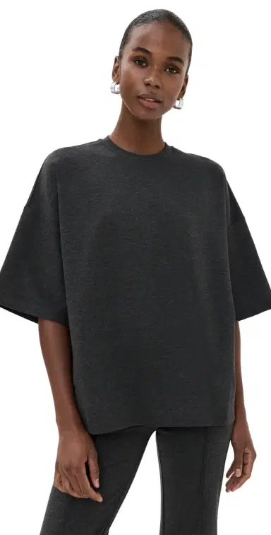 STAUD Capsule Top Heather Grey | Thumbnail 1