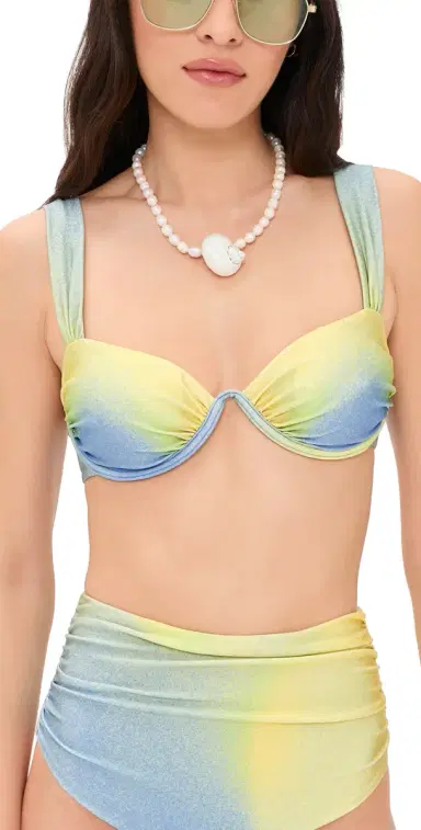 Simkhai Anniston Bikini Top Golden Hour Twilight M | Thumbnail 1