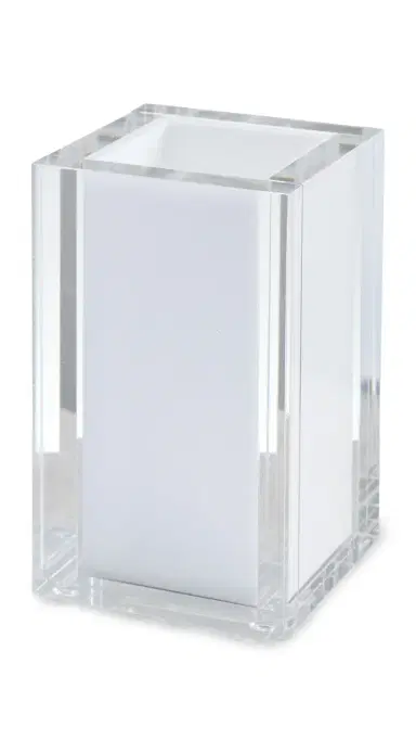 Tizo Design Lucite Toothbrush Holder with White Insert | Thumbnail 5