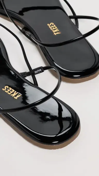 TKEES Square Toe Millie Sandals Licorice | Thumbnail 4