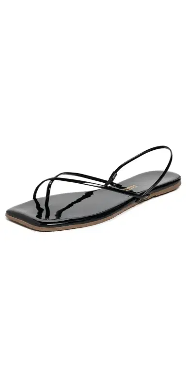 TKEES Square Toe Millie Sandals Licorice | Thumbnail 1