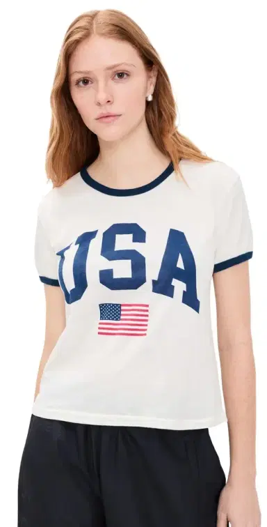 Original Retro Brand USA Flag Cotton Tee | Thumbnail 1 Original Retro Brand USA Flag Cotton Tee | Thumbnail 1