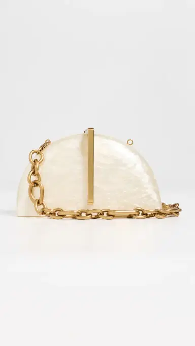 Cult Gaia Laguna Clutch Ivory One Size | Thumbnail 2