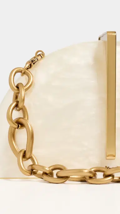 Cult Gaia Laguna Clutch Ivory One Size | Thumbnail 5