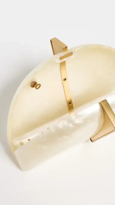 Cult Gaia Laguna Clutch Ivory One Size | Thumbnail 6