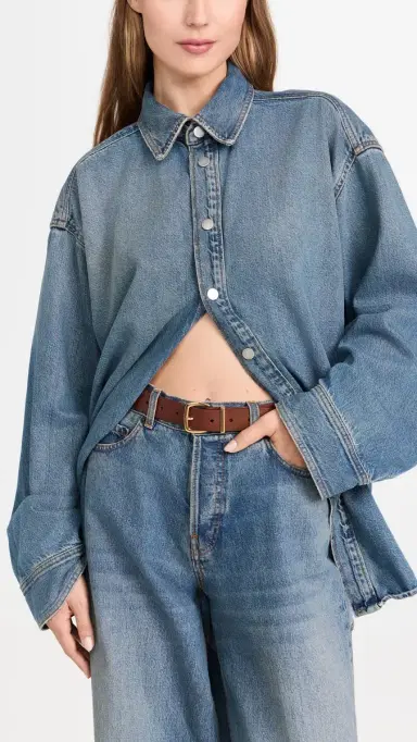Madewell Essentials Belt Warm Cinnamon L | Thumbnail 3