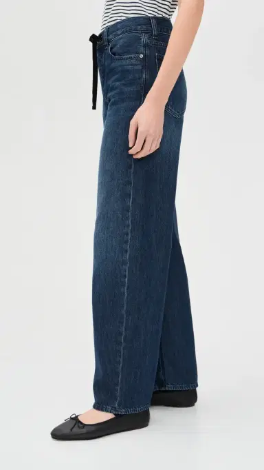 Madewell Low-Slung Baggy Jeans in Airy Denim Allenham Wash | Thumbnail 4