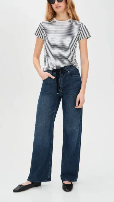 Madewell Low-Slung Baggy Jeans in Airy Denim Allenham Wash | Thumbnail 5