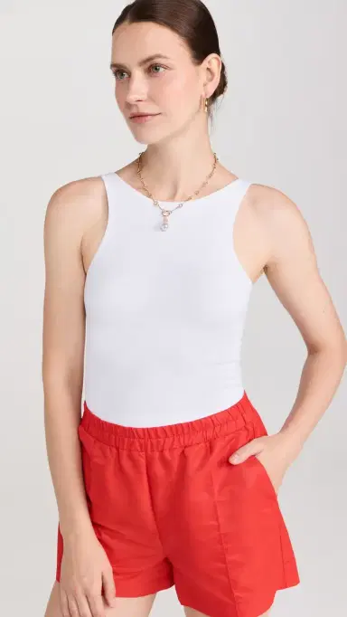 Free People Clean Lines Cami White M/L | Thumbnail 2