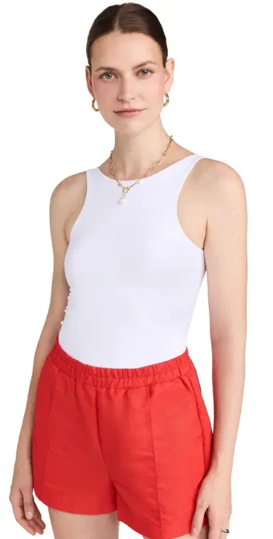 Free People Clean Lines Cami White M/L | Thumbnail 1