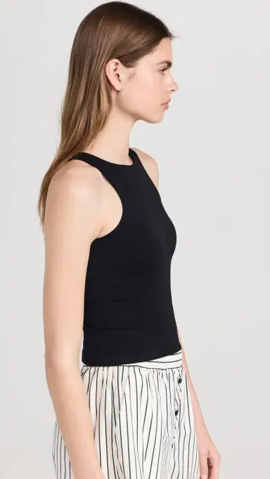 Free People Clean Lines Cami Black M/L | Thumbnail 4 Free People Clean Lines Cami Black M/L | Thumbnail 4
