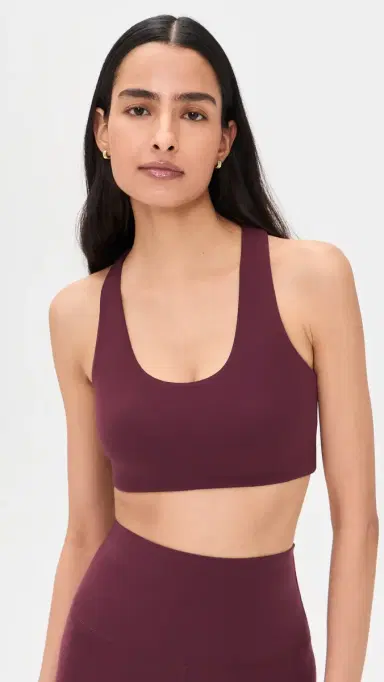 Splits59 Sara Airweight Bra Dk Cherry | Thumbnail 2