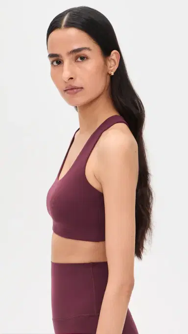 Splits59 Sara Airweight Bra Dk Cherry | Thumbnail 4
