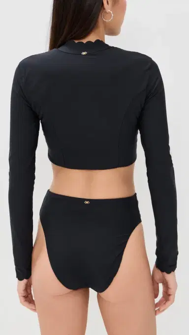 PQ Swim Quinn Sun Swim Top Black | Thumbnail 3