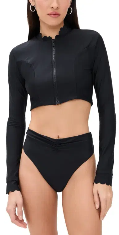 PQ Swim Quinn Sun Swim Top Black | Thumbnail 1