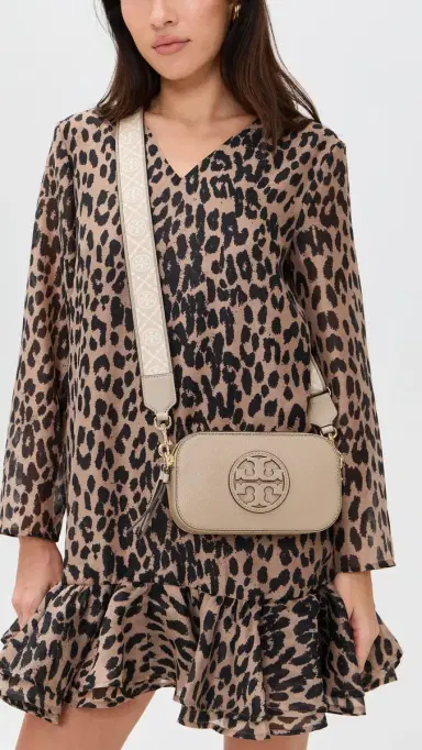 Tory Burch Miller Mini Crossbody Bag Fresh Clay One Size | Thumbnail 3