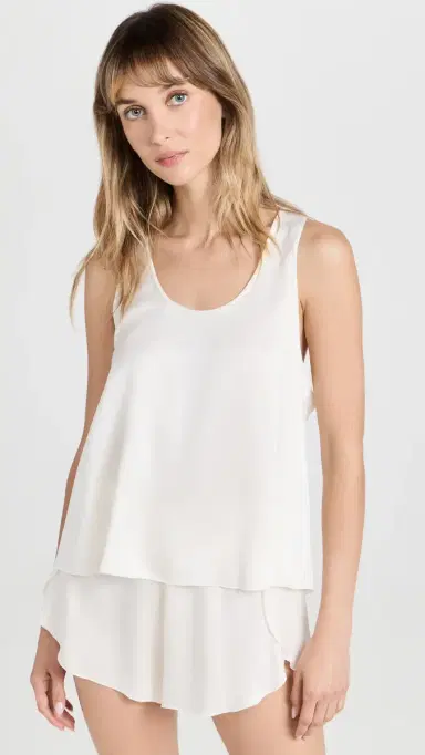 Lunya Washable Silk Set Tranquil White L | Thumbnail 2 Lunya Washable Silk Set Tranquil White L | Thumbnail 2