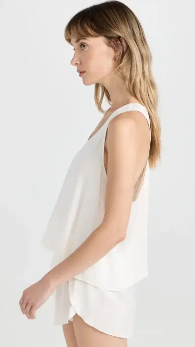 Lunya Washable Silk Set Tranquil White L | Thumbnail 4 Lunya Washable Silk Set Tranquil White L | Thumbnail 4
