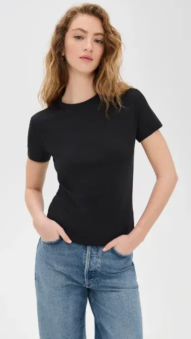 Theory Tiny Tee Black S | Thumbnail 2 Theory Tiny Tee Black S | Thumbnail 2