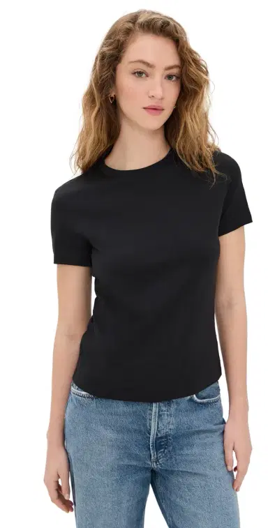 Theory Tiny Tee Black S | Thumbnail 1 Theory Tiny Tee Black S | Thumbnail 1