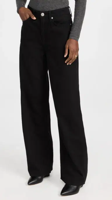 rag & bone Featherweight Logan Jeans Black 24 | Thumbnail 2