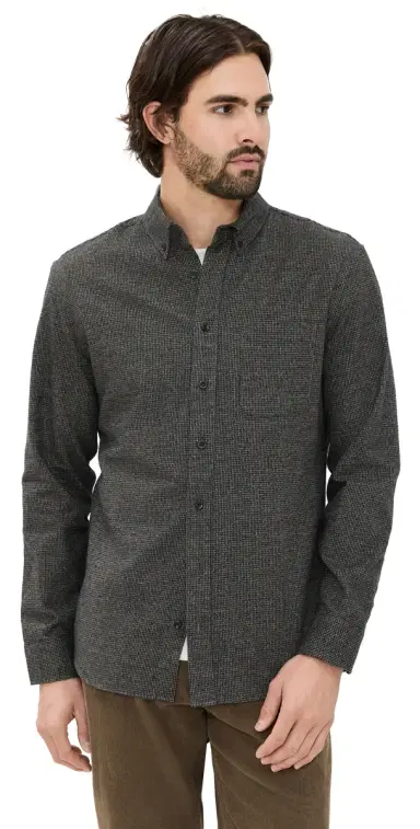 Taylor Stitch Jack Houndstooth Shirt Dark Forest 38 | Thumbnail 1 Taylor Stitch Jack Houndstooth Shirt Dark Forest 38 | Thumbnail 1