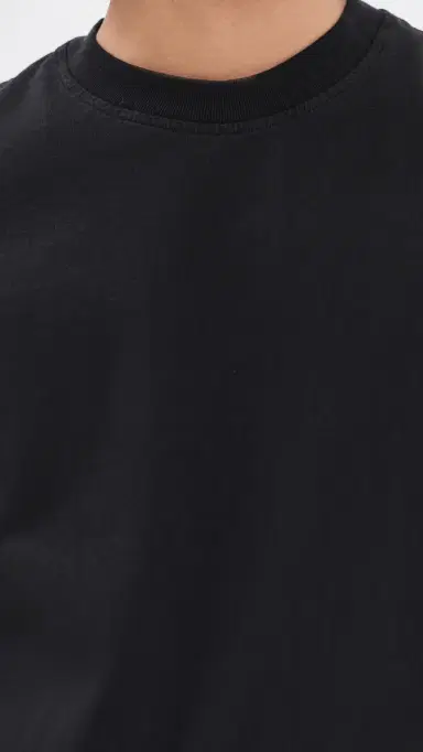 AGOLDE Asha Mock Neck Tee Black | Thumbnail 6 AGOLDE Asha Mock Neck Tee Black | Thumbnail 6