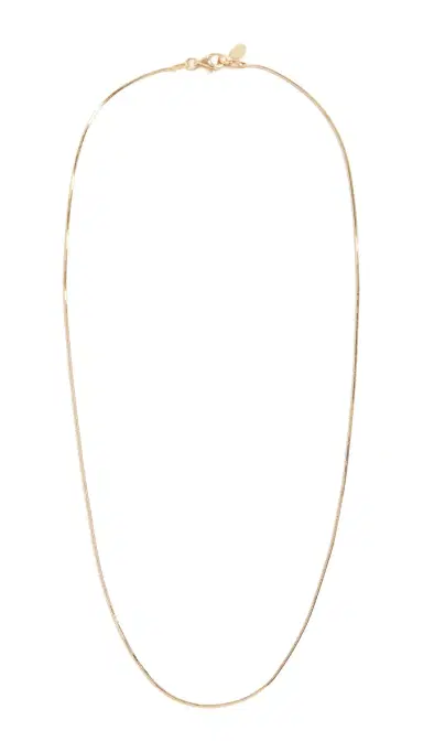 SHASHI Petite Lady Necklace Gold One Size | Thumbnail 4