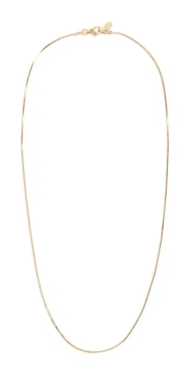 SHASHI Petite Lady Necklace Gold One Size | Thumbnail 1